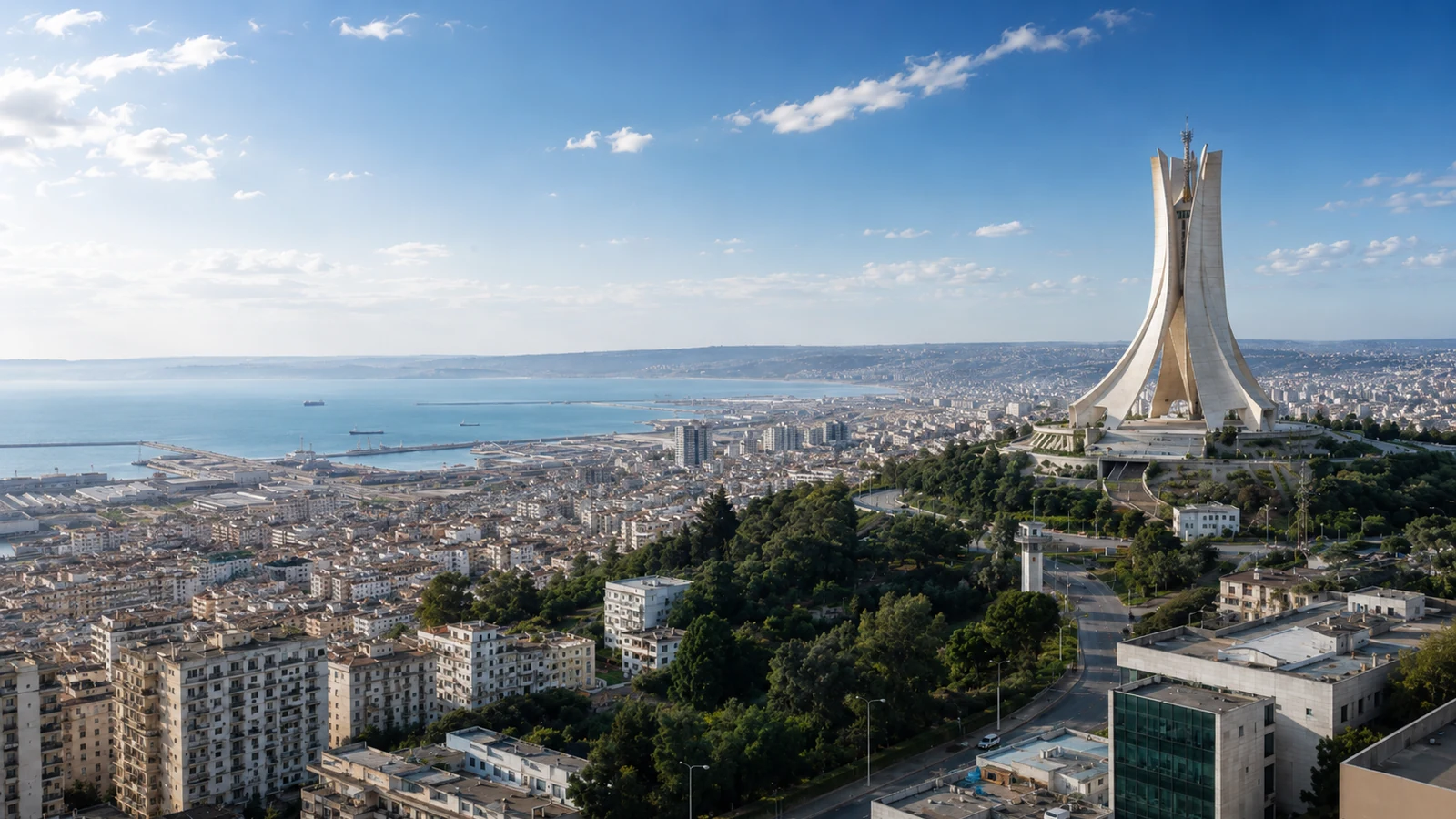 ville d alger et monument aux martyres